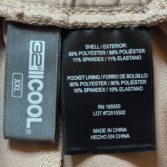 NWT 32 Degrees Cool Women's Pull On Pleated Shorts PLUS SIZE XXL - Picture 10 of 12